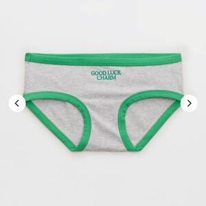 American Eagle Outfitters Green and Gray Panties